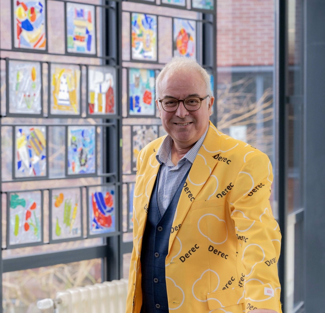Blije docent in het mbo